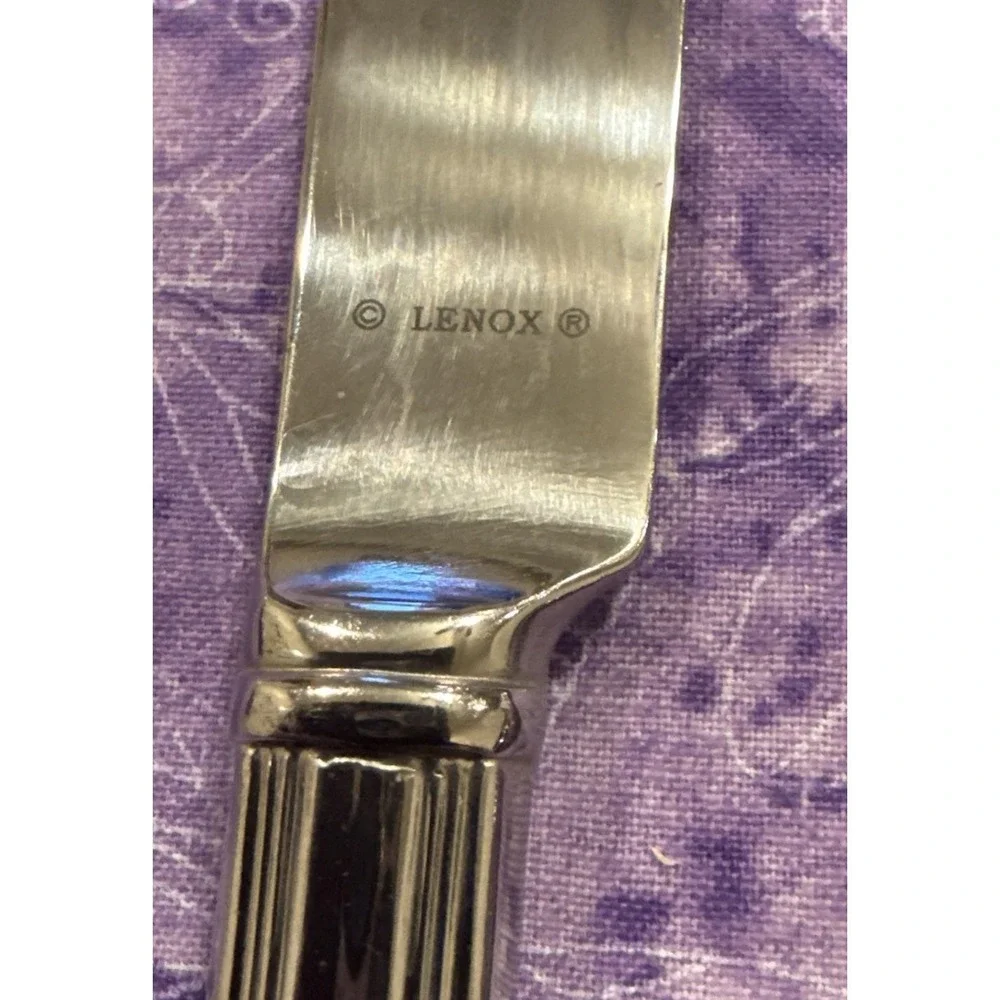 Lenox Archway Hollow Dinner Knives Knife 18/10 Stainless Steel Flatware Set Of 5